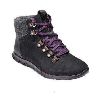 Cole Haan Zero Grand Hiking Boots - Sz 8 Black